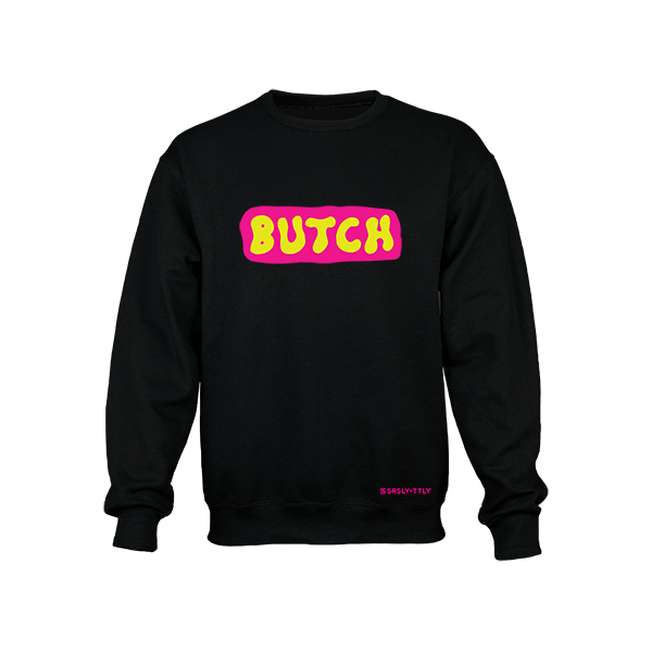 Butch - Black Crewneck Sweatshirt