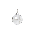 Intersection Pendant - Sterling Silver