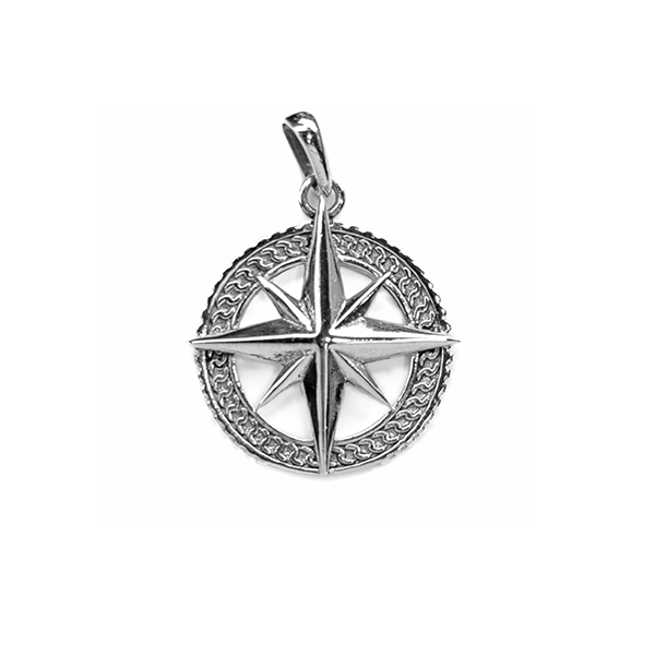 North Star Pendant - Sterling Silver