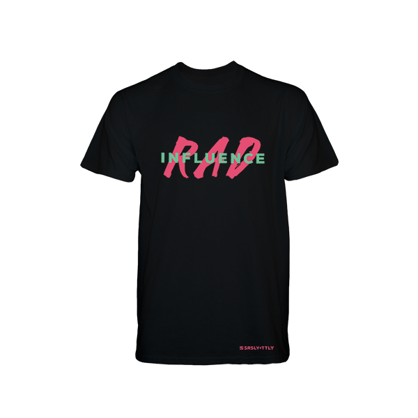 Rad Influence - Black T-Shirt