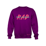 Rad Influence - Purple Crewneck Sweatshirt