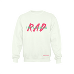 Rad Influence - White Crewneck Sweatshirt