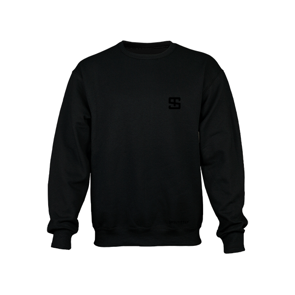 Logo - Black Crewneck Sweatshirt