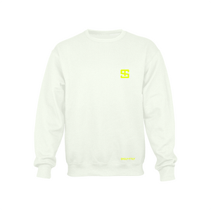 Logo - White Crewneck Sweatshirt