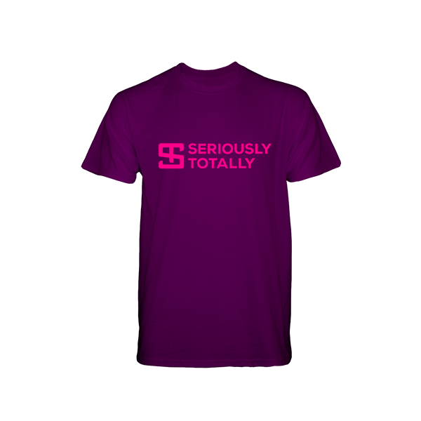 Seriously Totally - Purple T-Shirt