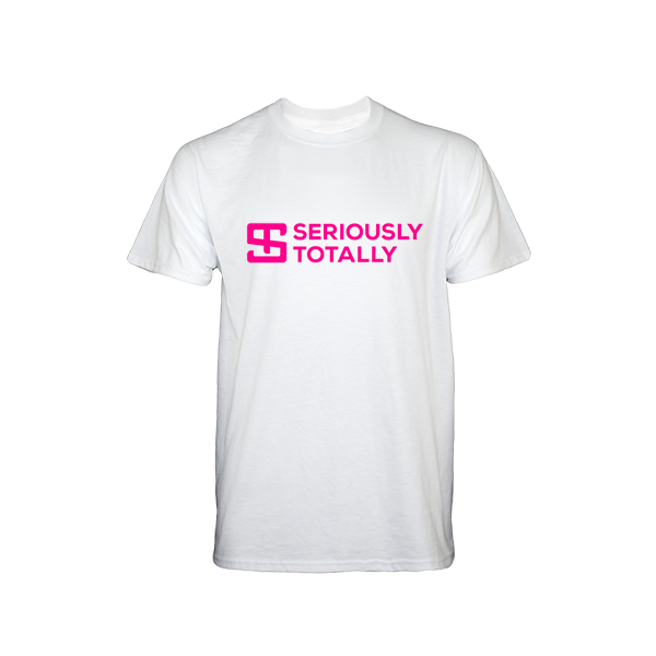 Seriously Totally - White T-Shirt