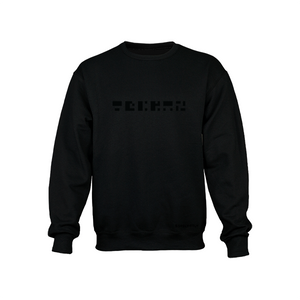 Techno - Black Crewneck Sweatshirt