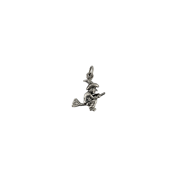 Witch Charm - Sterling Silver