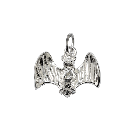 Bat Charm - Sterling Silver