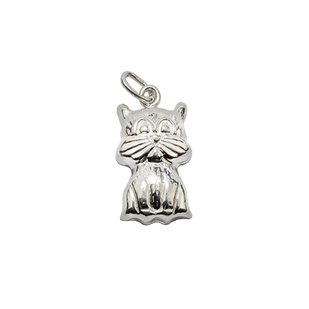 Cat Charm - Sterling Silver