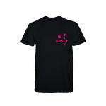 Intersection Black with Neon Pink Logo T-Shirt