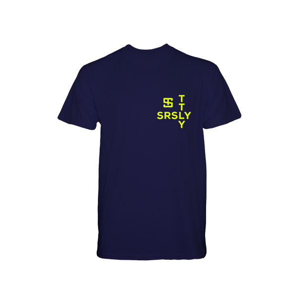 Intersection Navy with Yellow Logo T-Shirt