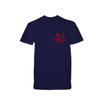 Intersection Navy with Red Logo T-Shirt