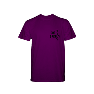 Intersection Purple with Black Logo T-Shirt