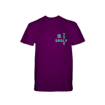 Intersection Purple with Mint Green Logo T-Shirt