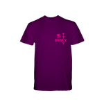 Intersection Purple with Neon Pink Logo T-Shirt
