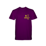 Intersection Purple with Neon Yellow Logo T-Shirt