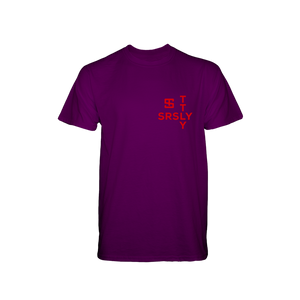 Intersection Purple with Red Logo T-Shirt
