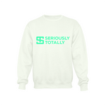 Seriously Totally - White Crewneck Sweatshirt