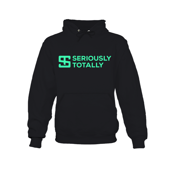 Seriously Totally - Black Hoodie