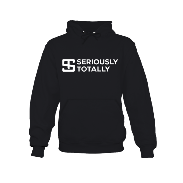 Seriously Totally - Black Hoodie