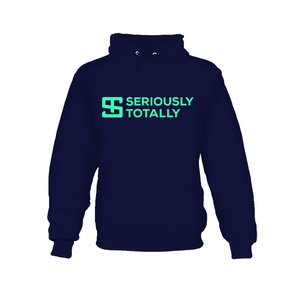Seriously Totally - Navy Hoodie