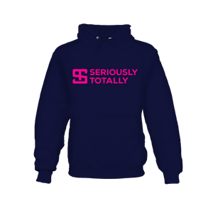 Seriously Totally - Navy Hoodie