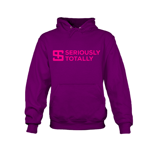 Seriously Totally - Purple Hoodie