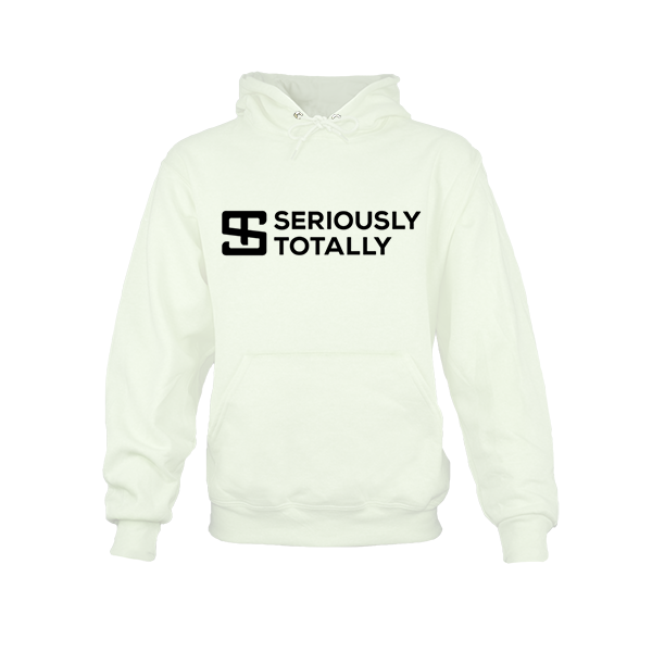 Seriously Totally - White Hoodie