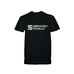 Seriously Totally - Black T-Shirt
