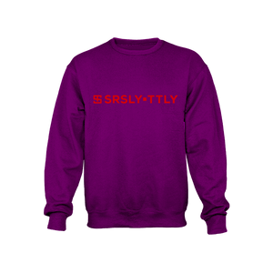 Span - Purple Crewneck Sweatshirt