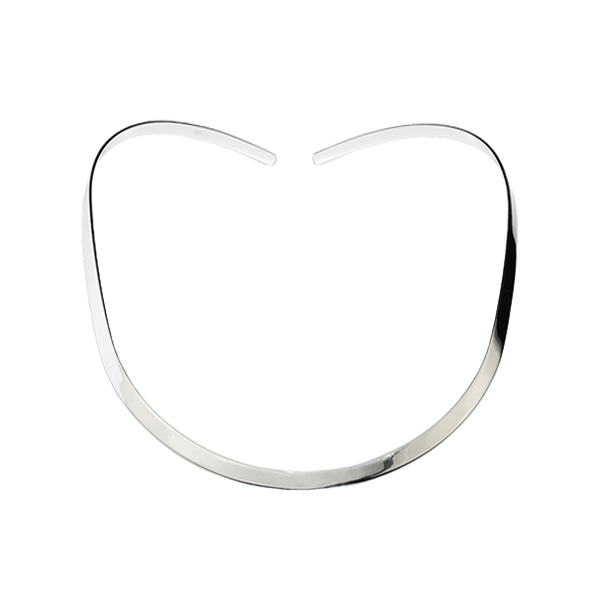 Smooth Choker - Sterling Silver